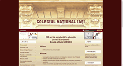 Desktop Screenshot of colegiulnationaliasi.ro
