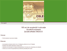 Tablet Screenshot of colegiulnationaliasi.ro